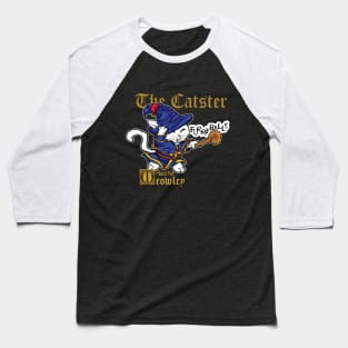 Fantasy Kittens Serie: the Catster - wizard cat, sorcerer, magic Baseball T-Shirt